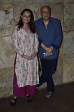 Soni Razdan, Mahesh Bhatt at the Screening of the film Rang Rasiya in Lightbox on 5th Nov 2014